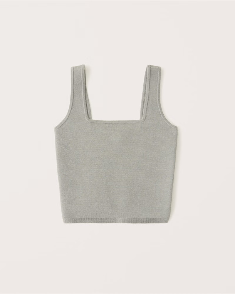 Women's LuxeLoft Squareneck Tank | Women's Fall Outfitting | Abercrombie.com | Abercrombie & Fitch (US)