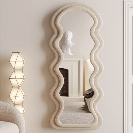 Bring the calmness and beauty into the room with wavy wall or floor mirror ♥️

#mirror #livingroom #homedecor #roomdecor #romanticstyle #wavy #wavymirror 

#LTKhome