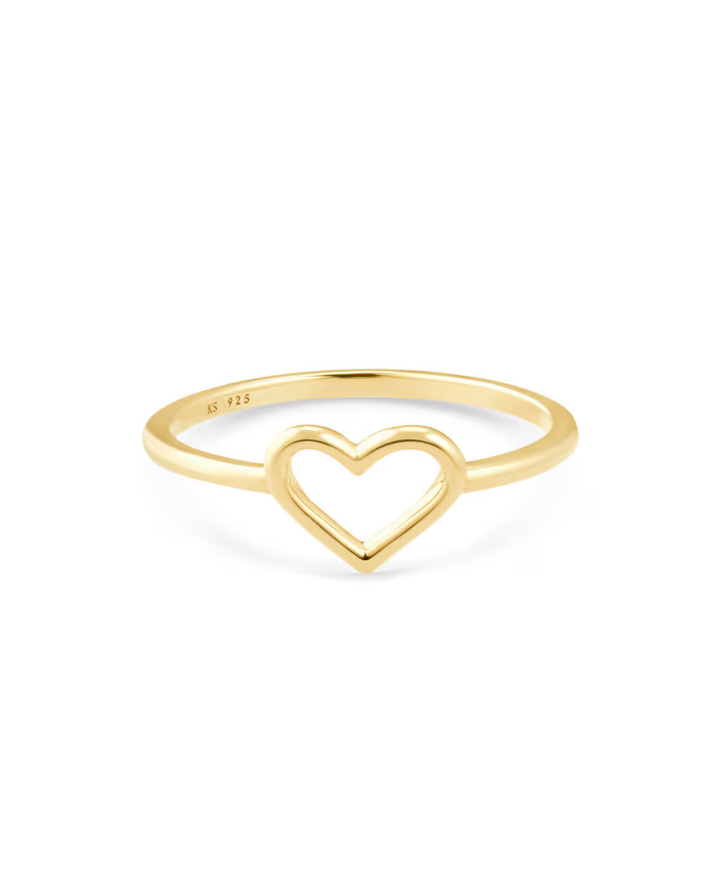 Angie Open Heart Band Ring | Kendra Scott