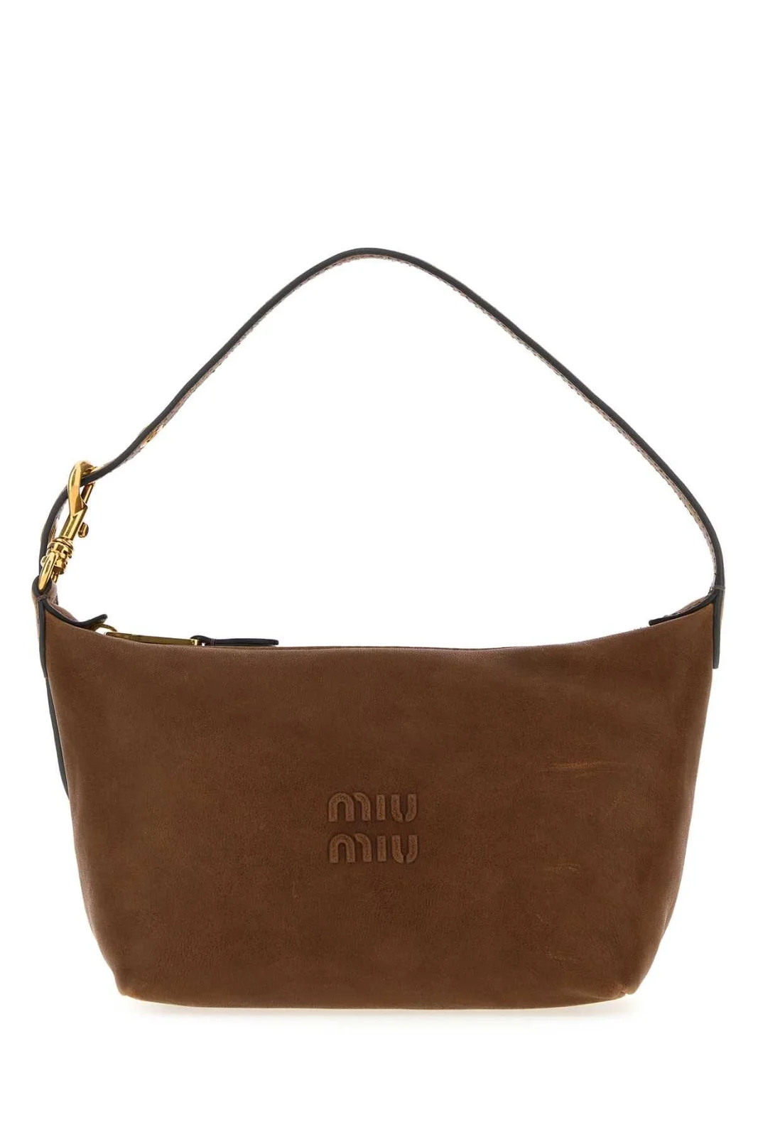 Miu Miu Logo-Detailed Zipped Shoulder Bag | Cettire Global