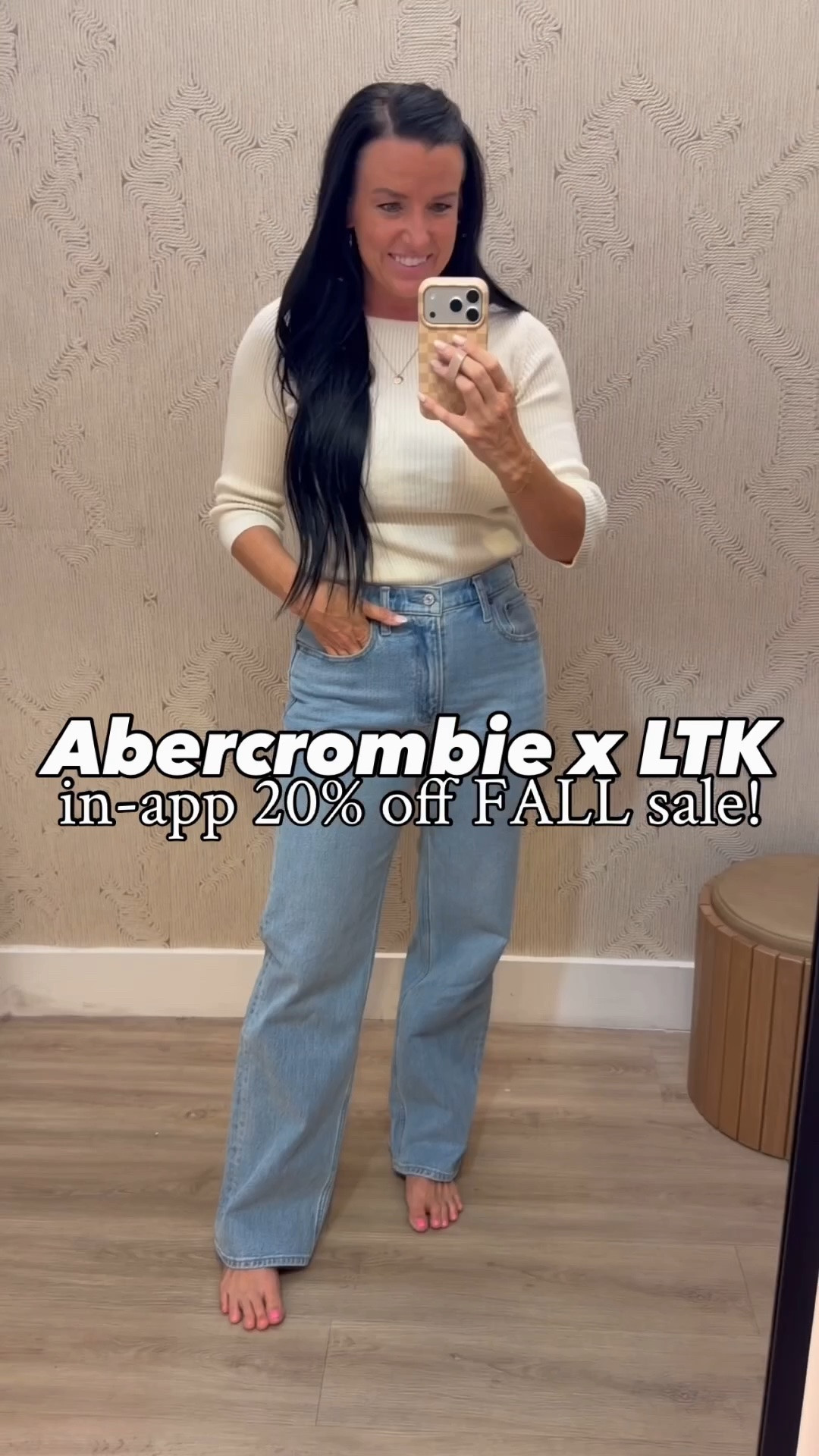Abercrombie sale alert in the LTK app today! Always love their 90’s jeans!! 

Use discount code AFLTK to get an additional 20% off almost everything at checkout thru today— just look for the orange “exclusive” banner in the app for sale items! 😍👏🏼 AND get up to 30% Off Select Sweaters & Sweatshirts right now, too! 

Everything runs true to size, I’m in my normal size 4/27 and small.

@abercrombie Abercrombie style fall outfit ideas fall outfits wardrobe outfit essentials fall wardrobe jeans outfits fall style women over 40