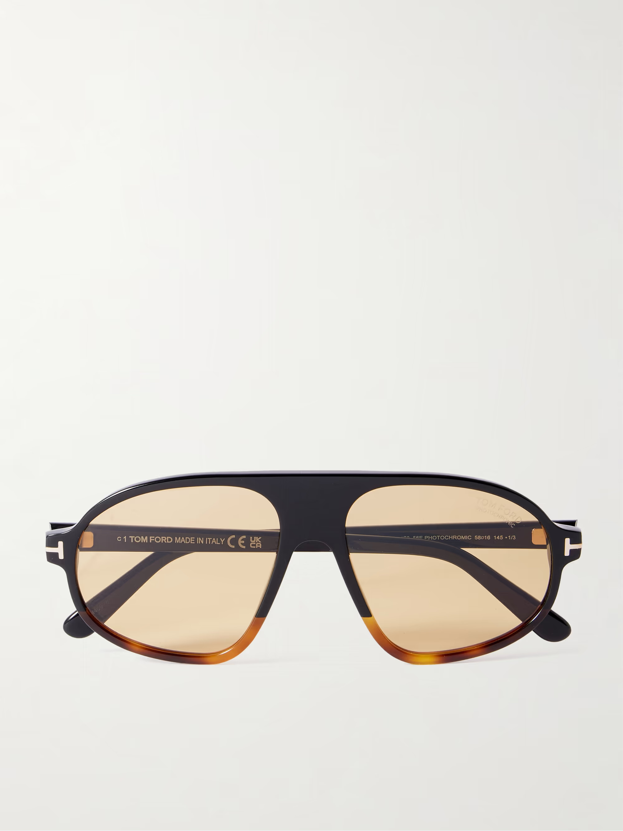 Erol aviator-style tortoishell acetate sunglasses | NET-A-PORTER (UK & EU)