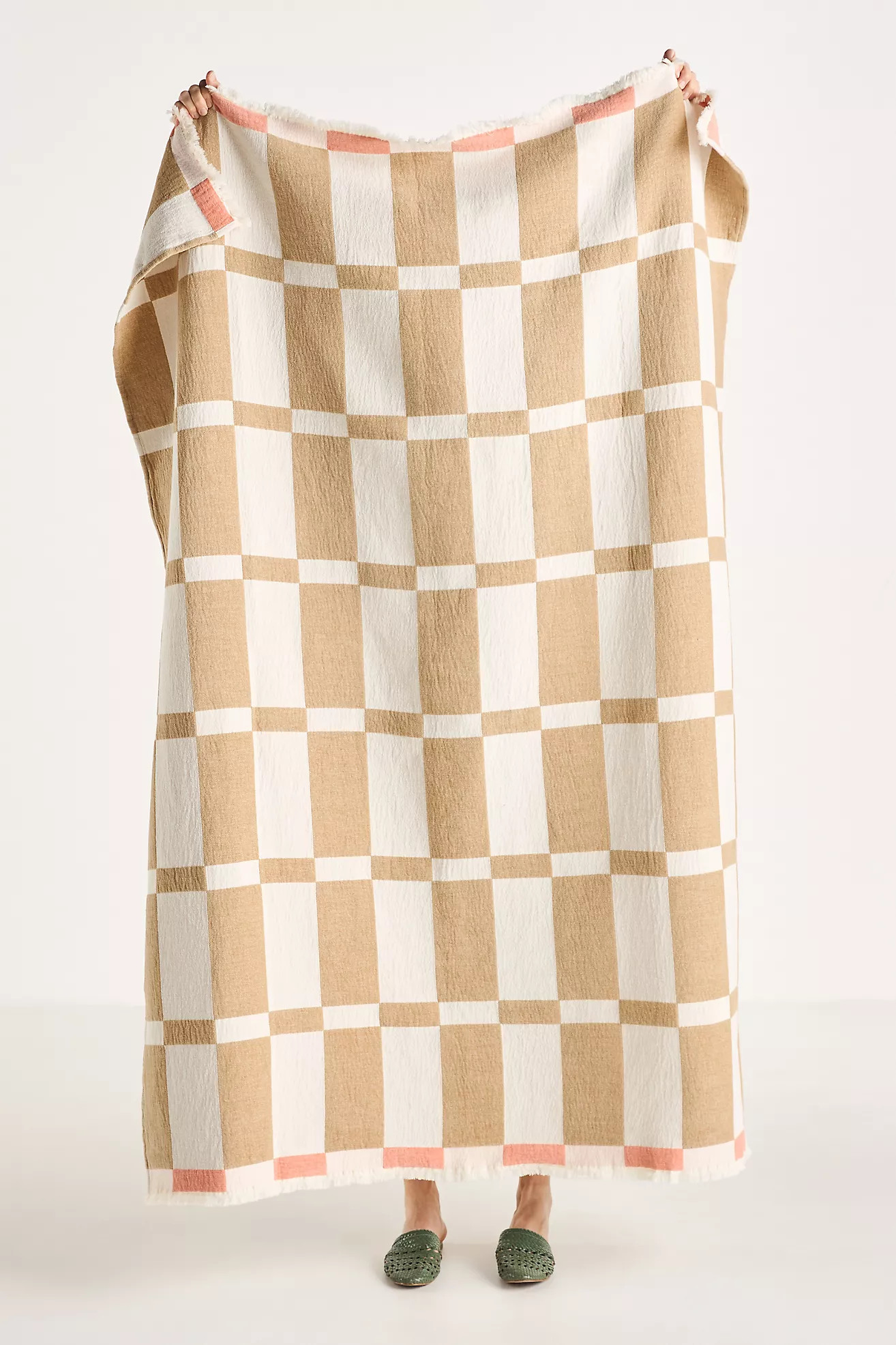 Ares Cotton Chenille Woven Throw Blanket | Anthropologie (US)