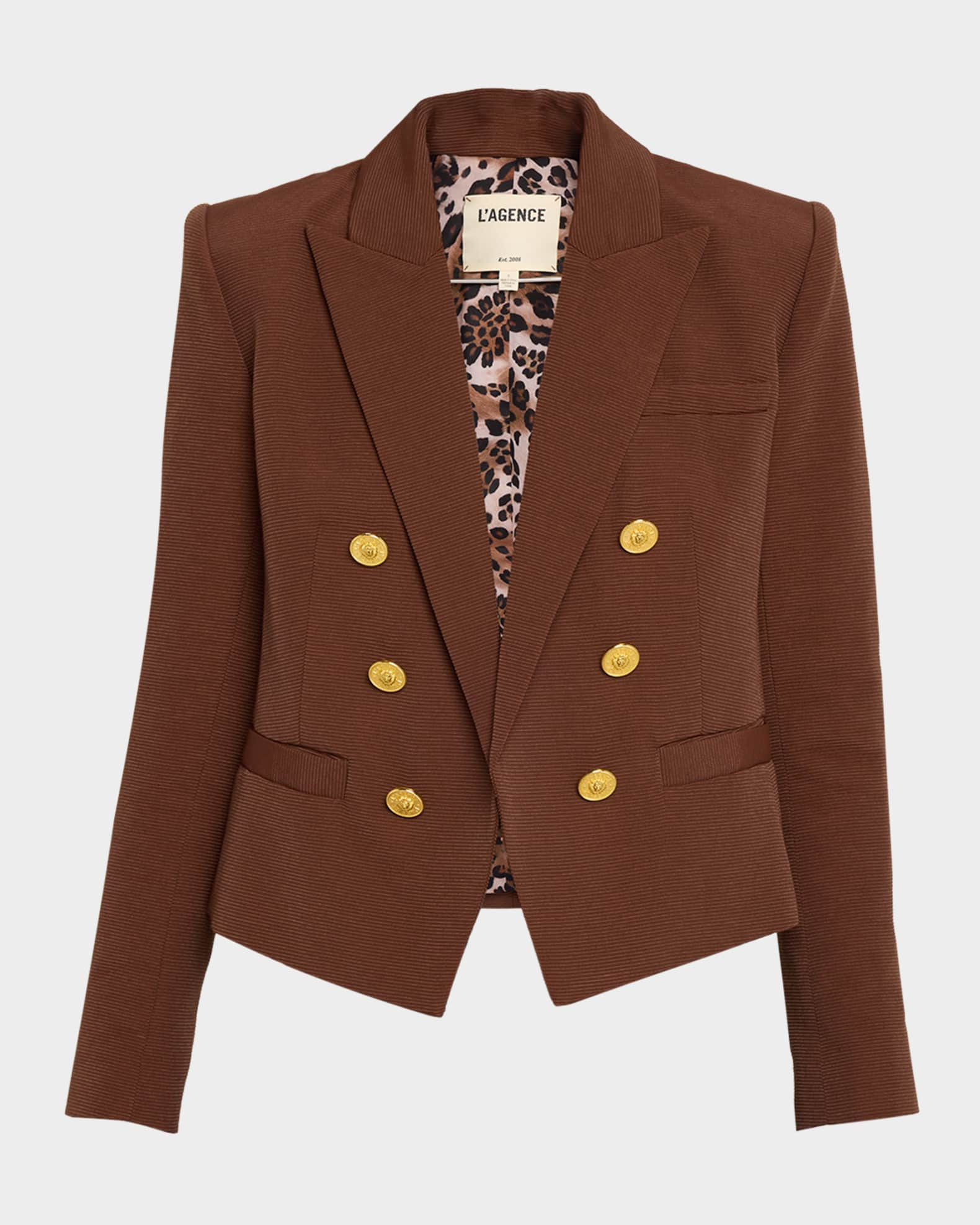 L'Agence Brooke Open-Front Blazer | Neiman Marcus