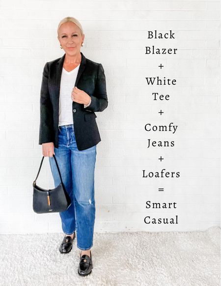How to Style a Black Blazer - Smart Casual Outfit / Blazer Outfit

#LTKSeasonal #LTKover40 #LTKworkwear