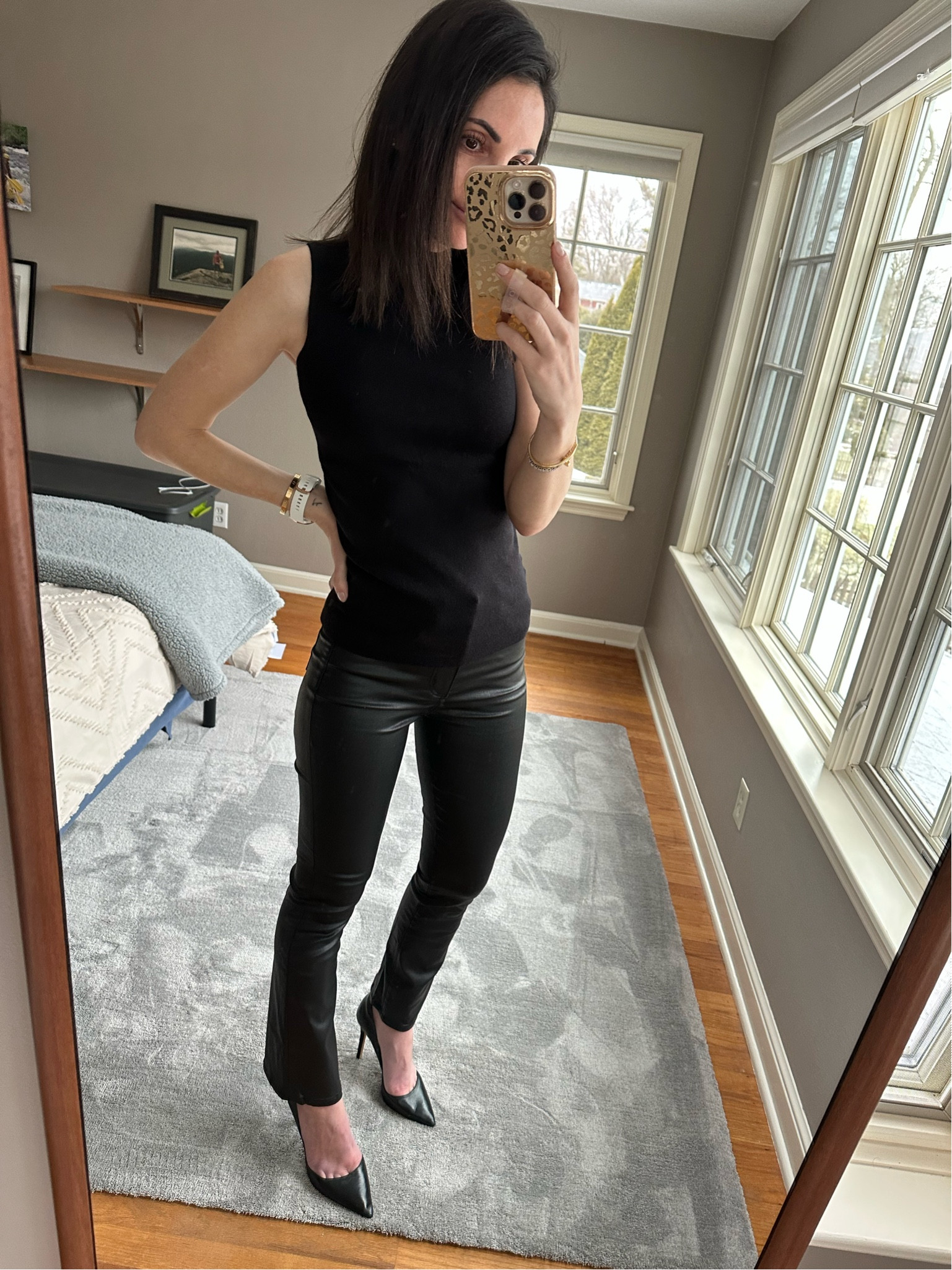 Mock neck sweater- xxs
Coated denim- 00 reg


#LTKsalealert #LTKunder50 #LTKFind