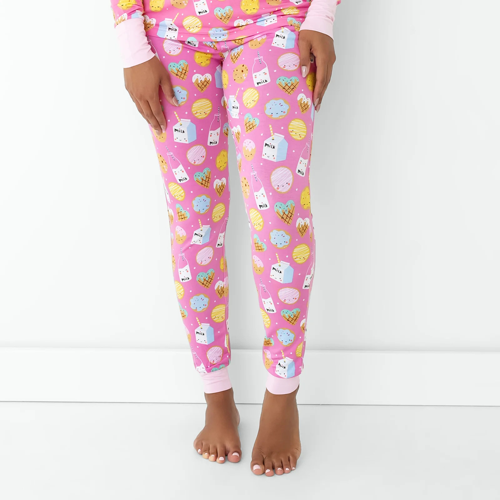 Pink Cookies & Milk Women's Pajama Pants | Little Sleepies
