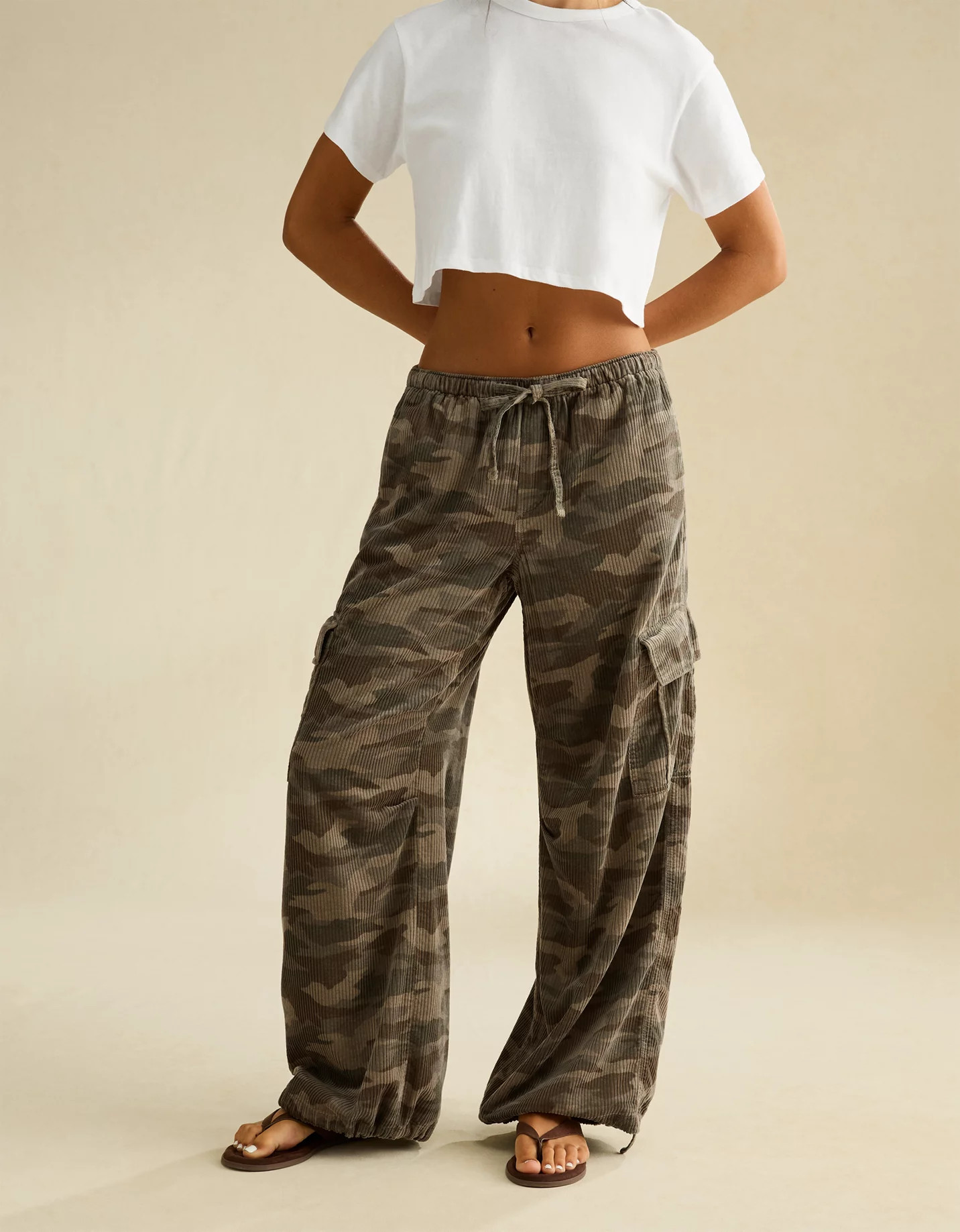 New AE Low-Rise Corduroy Cargo Pant | American Eagle Outfitters (US & CA)