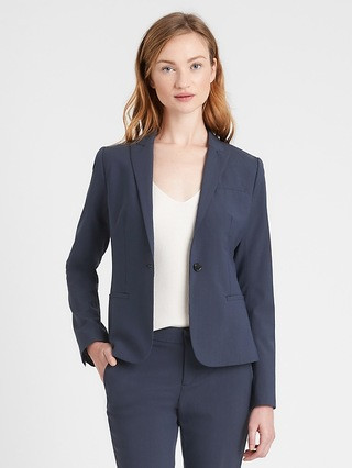 Classic-Fit Washable Italian Wool-Blend Blazer | Banana Republic (US)