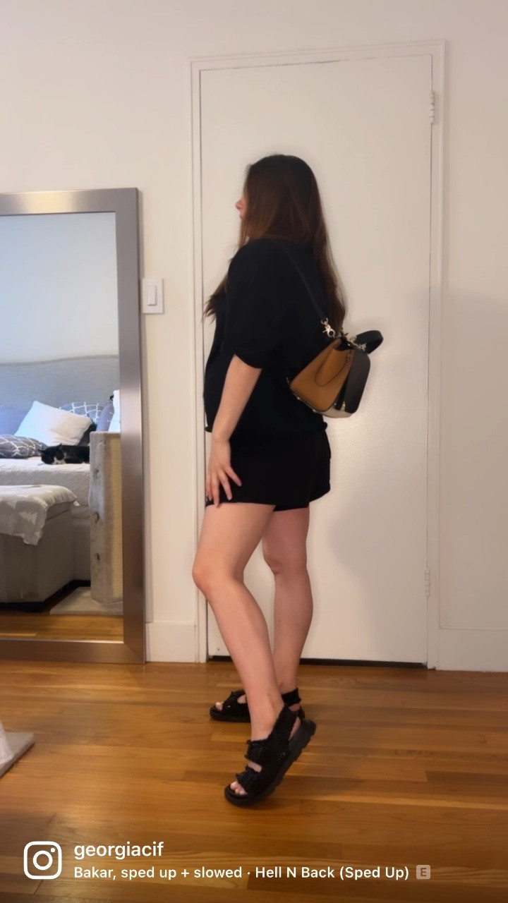 Matching set shorts and shirt backpack Birkenstock slingback sandals

#LTKFind #LTKSeasonal #LTKstyletip