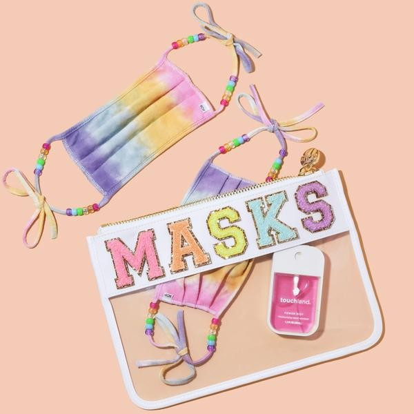 Blanc Clear Flat 'Masks' Pouch | Stoney Clover Lane