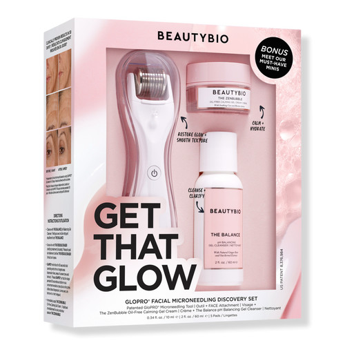 BeautyBioGet That Glow GloPRO Facial Microneedling Discovery Set | Ulta