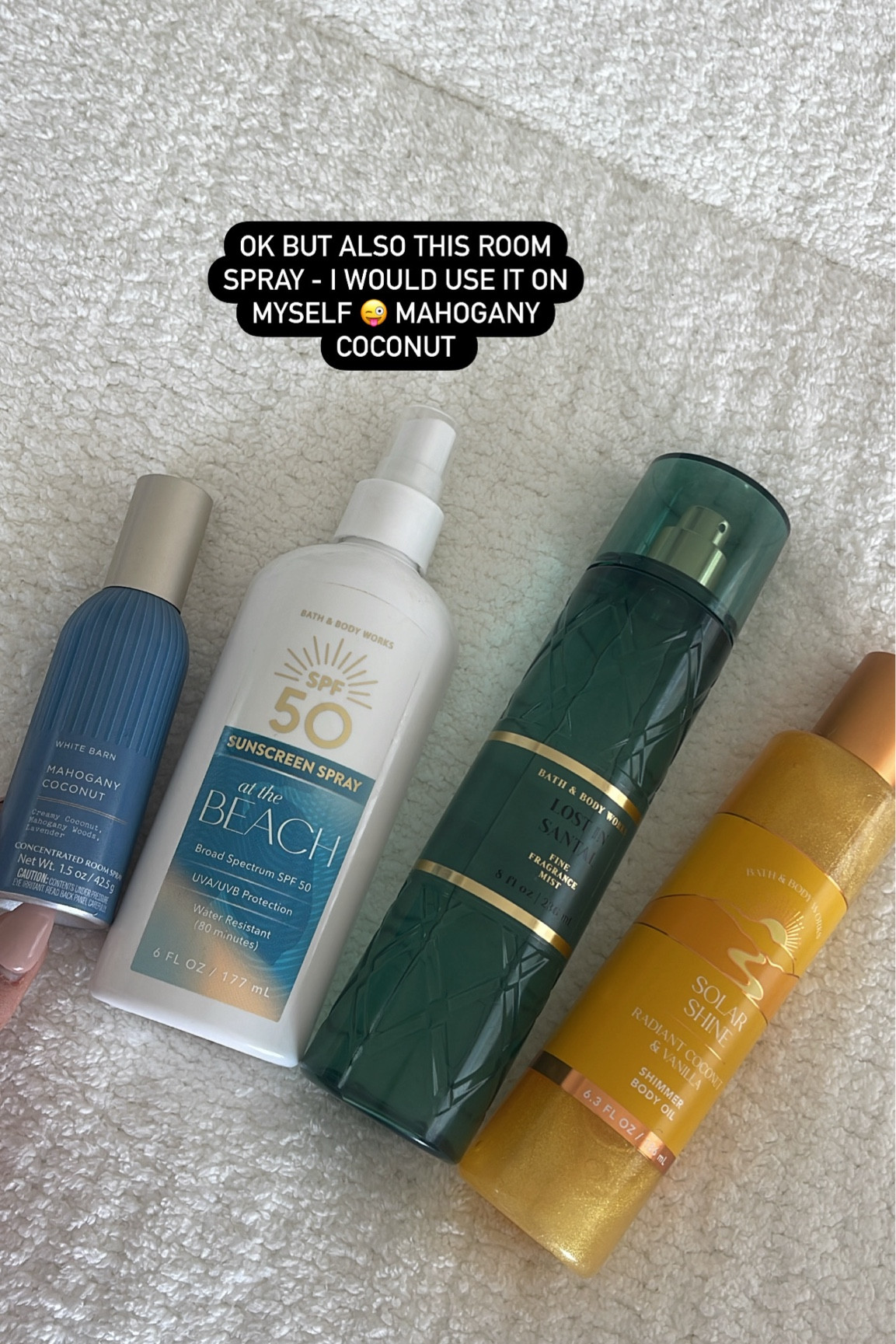 Bath & body works - if you like le labo try the santal mist & the room sprays are soo good 

#LTKhome #LTKfindsunder50 #LTKSeasonal