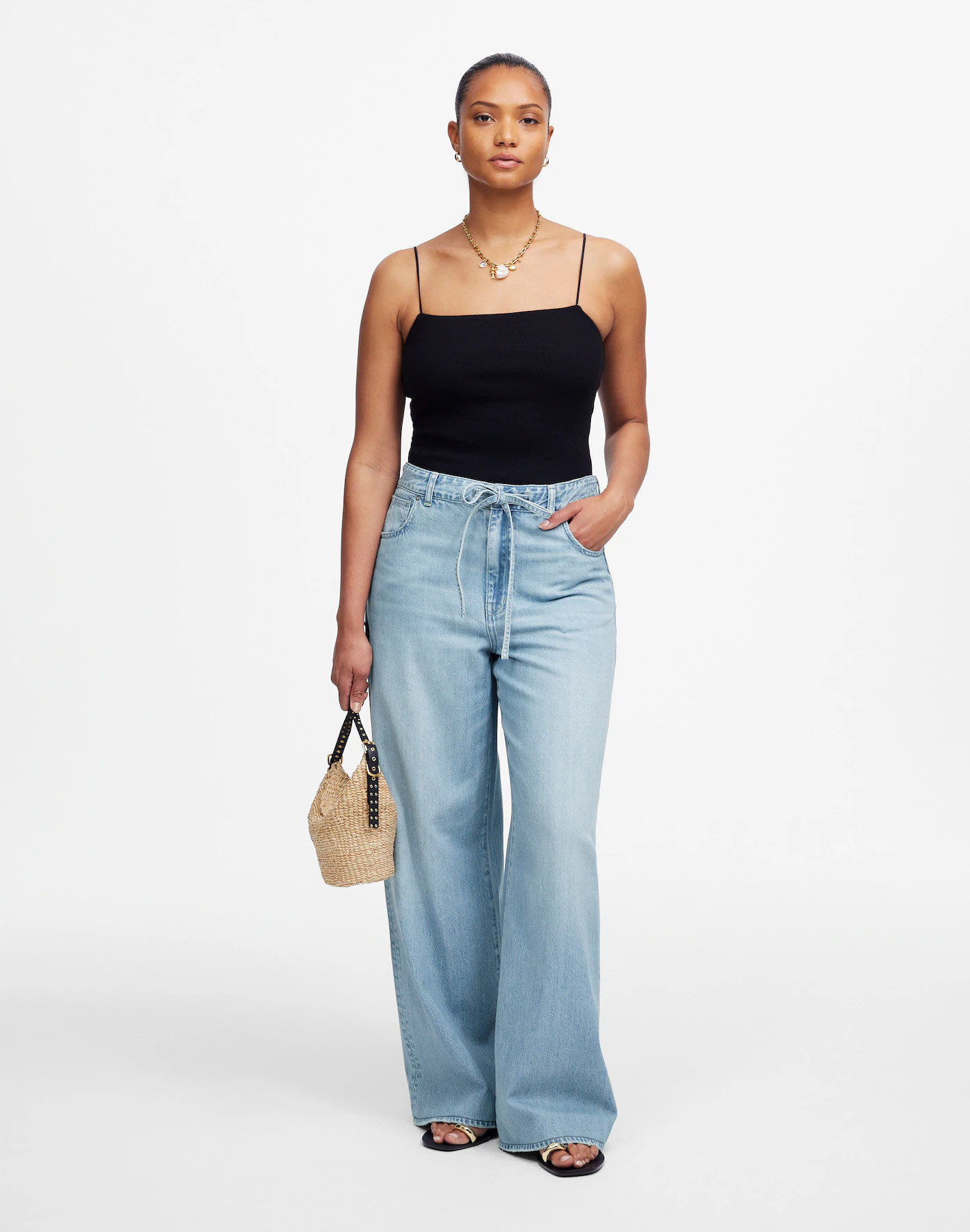 Curvy Superwide-Leg Jeans in Ashbury Wash: Airy Denim Edition | Madewell | Madewell
