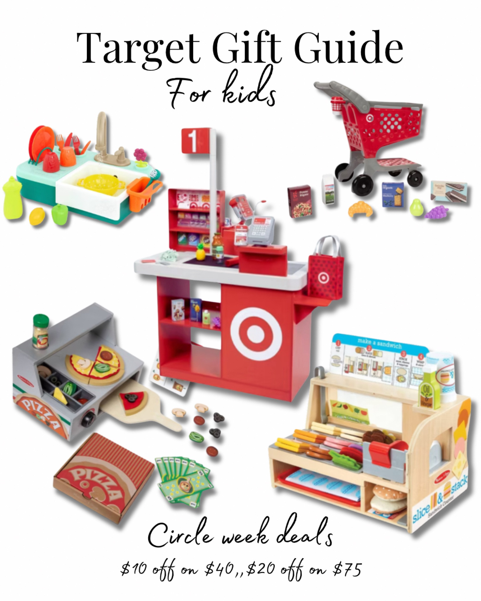 Holiday Toys gift guide for kids from target. Target circle week deals. $10 off on purchase of $40 and $20 off on purchase of $75


Toys for kids
Holiday gift guide for kids from target circle weekk deal

#LTKSaleAlert #LTKGiftGuide #LTKHalloween