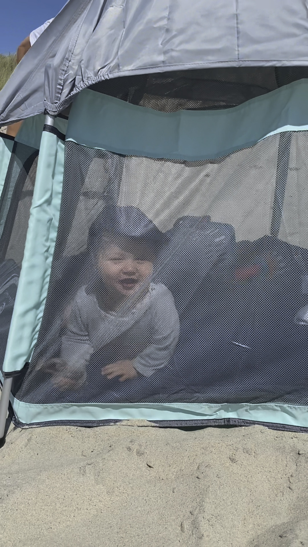 Besttt purchase for vacation and honestly even indoors as a play tent! Comes with a pad that puffs up for extra cushion for your little one, a removable sun shade and sets up in 30 seconds. Breezy and protects from the sun! 

#LTKBaby #LTKGiftGuide #LTKTravel