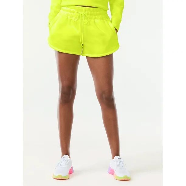 Love & Sports Women’s Fleece Boxer Shorts | Walmart (US)