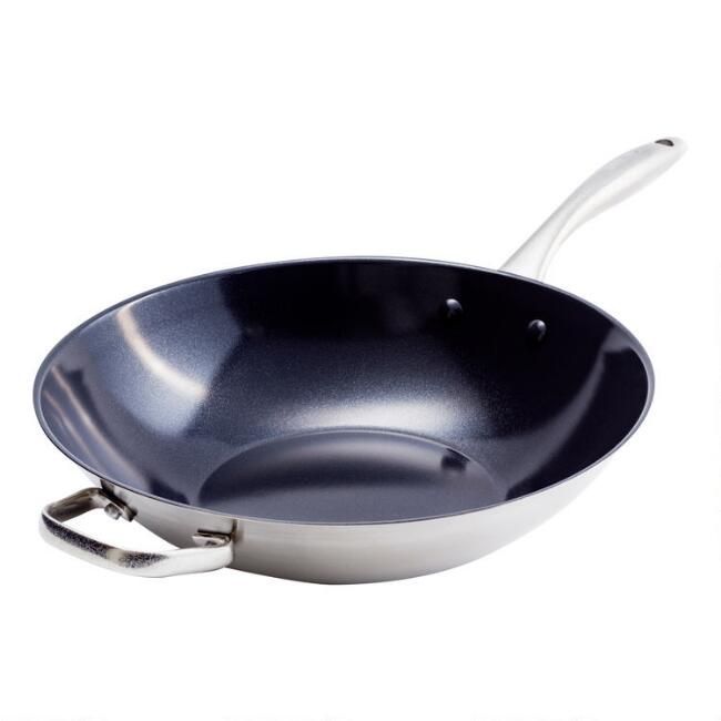 GreenPan Marina Nonstick Ceramic Wok | World Market