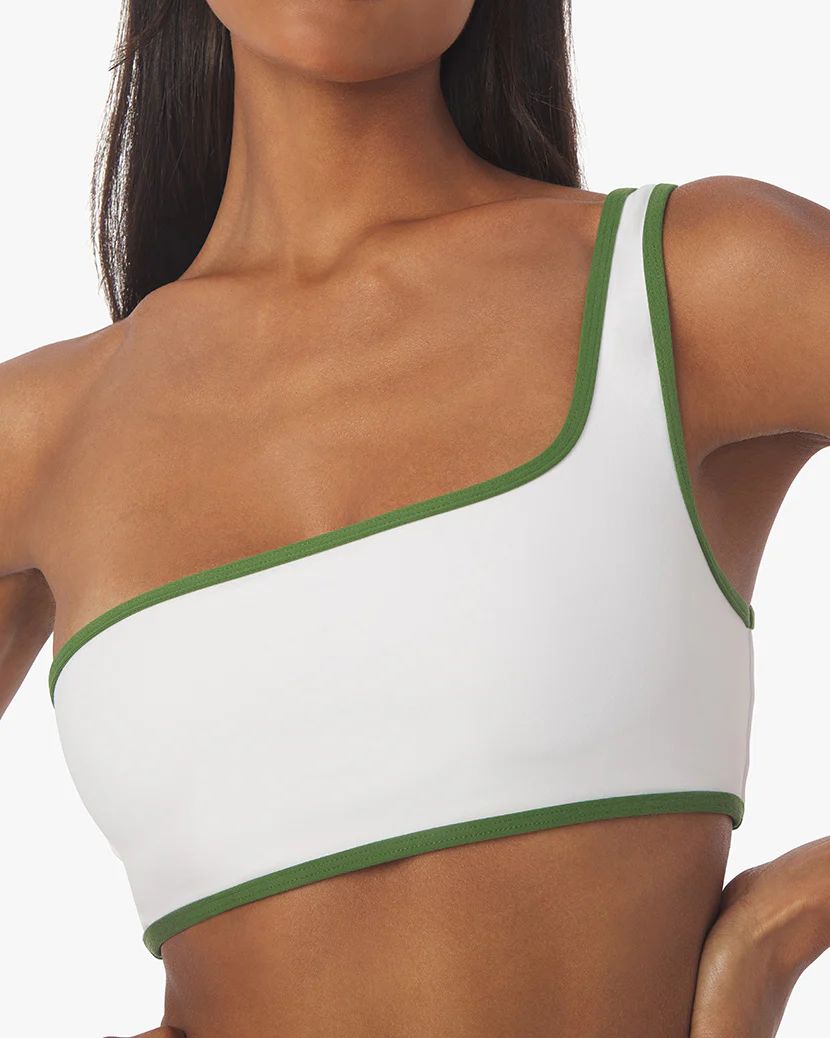 Contrast One Shoulder Bra | We Wore What