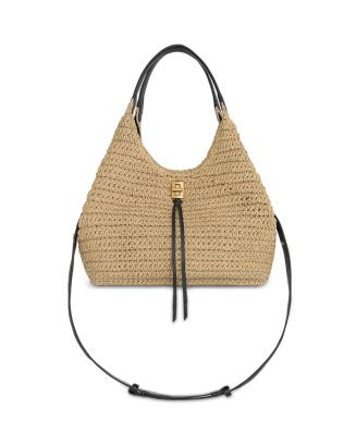 Rebecca Minkoff Darren Carrysome Medium Raffia Satchel | Bloomingdale's Handbags | Bloomingdale's (AU)
