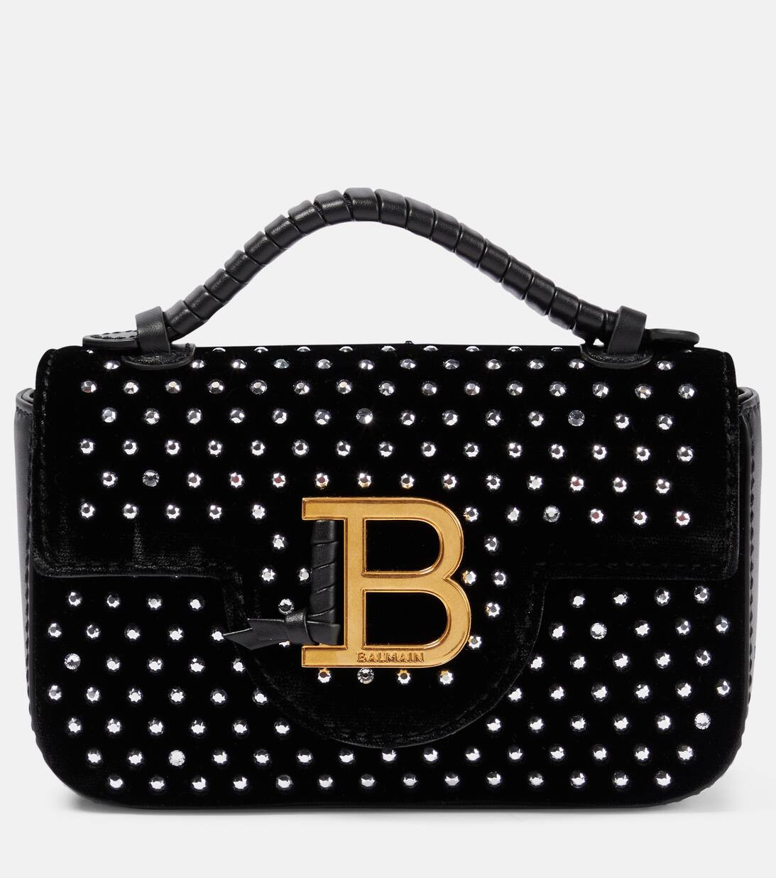 B-Buzz Mini studded velvet crossbody bag | Mytheresa (US/CA)