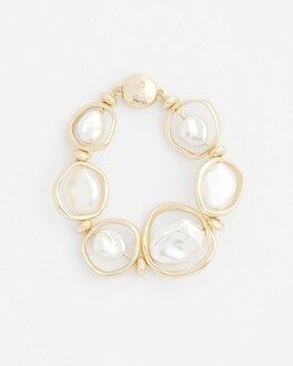 Gold Tone Chain Link Magnetic Bracelet | Chico's