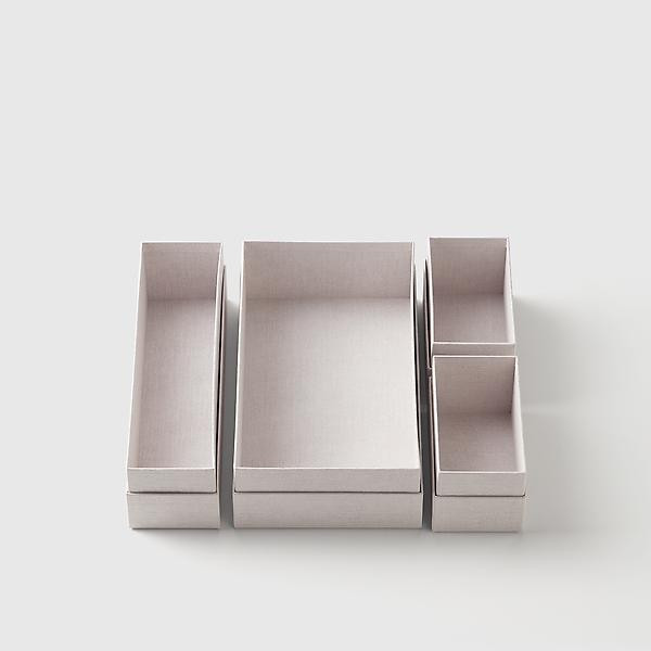 Marie Kondo 8-Piece Calm Hikidashi Medium Organizer Boxes | The Container Store