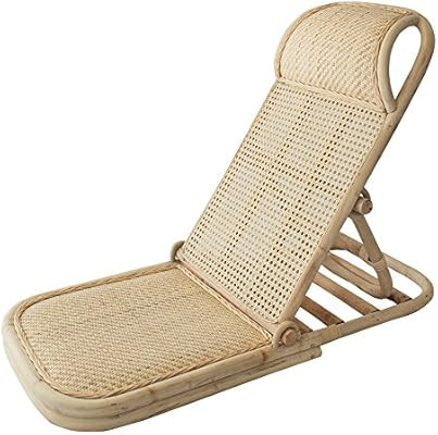 Wild In Bloom, Folding Beach Chair, Beach Chair, Rattan Lawn Chair, Floor Chair, Wood Chair, Pool... | Amazon (US)