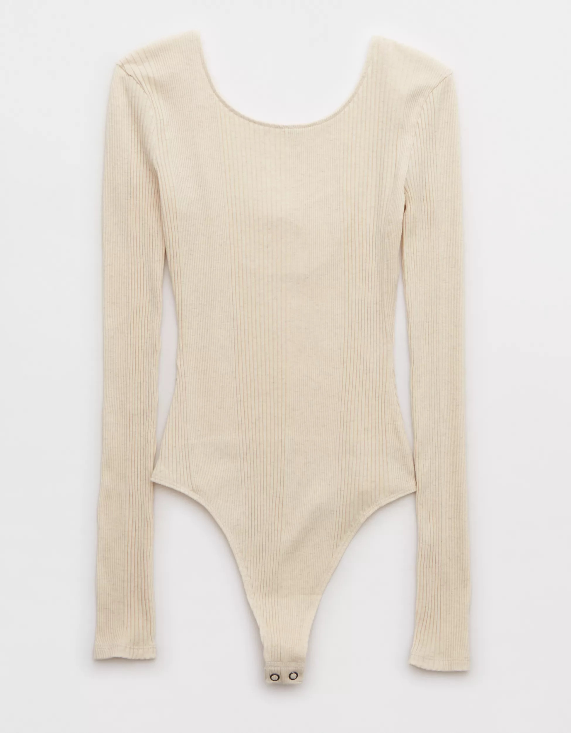 Aerie Long Sleeve Cross Back Bodysuit | Aerie
