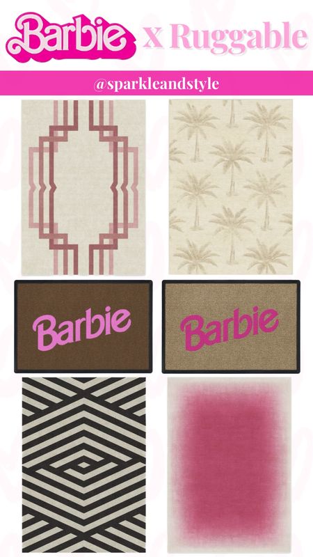 Barbie x Ruggable 🩷

Rugs, doormat, home decor, barbie pink, barbie style, barbie home

#LTKhome #LTKFind #LTKSeasonal