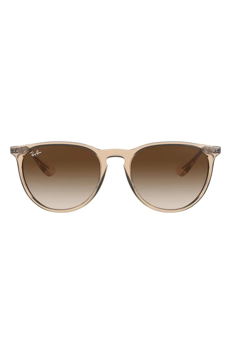 Ray-Ban Erika 54mm Gradient Round Sunglasses | Nordstrom | Nordstrom