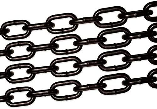 Black Powder Coated Safety Chain Swing Set Two (2X) 3/16" X 10' Grade 30 | Amazon (US)