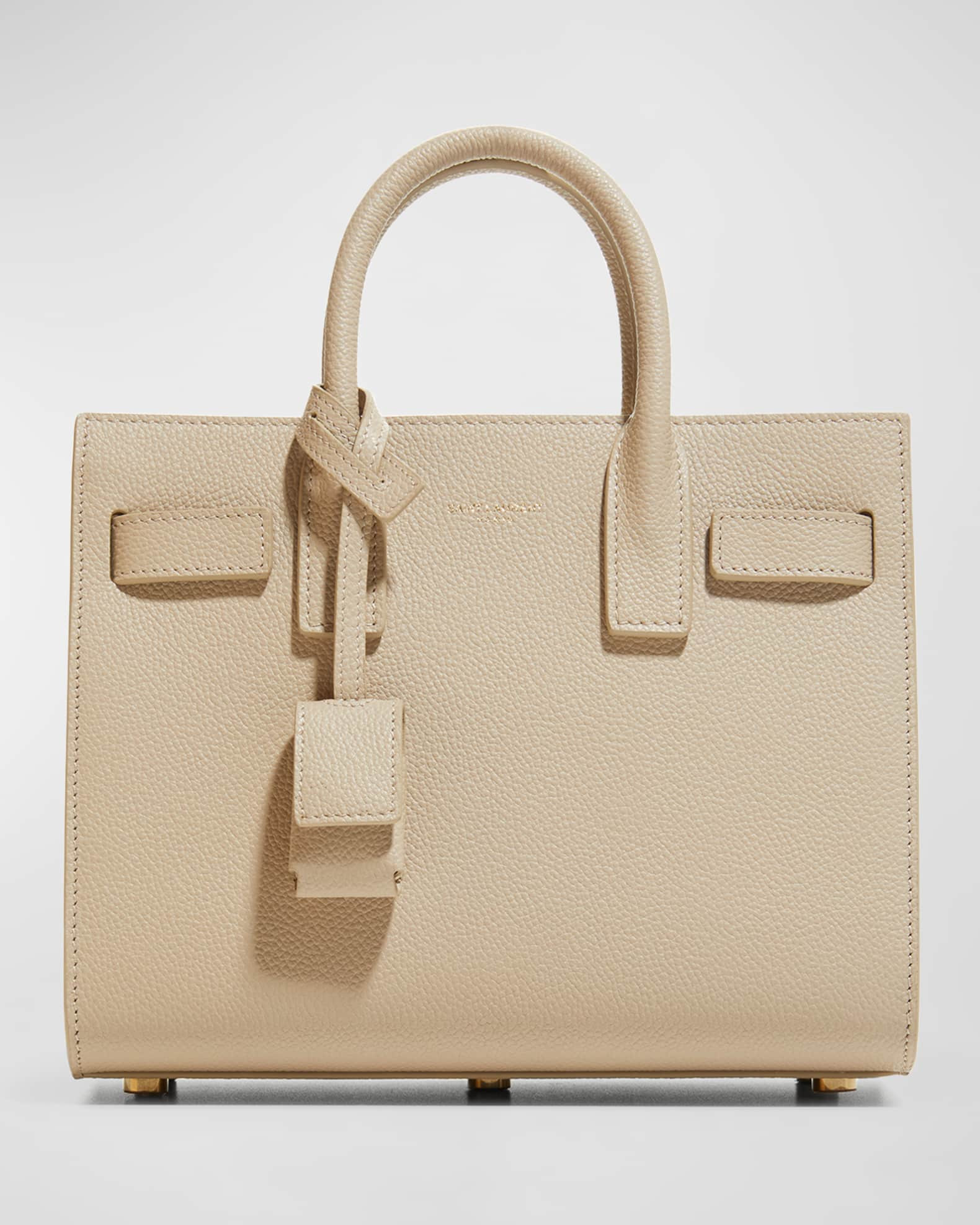 Saint Laurent Sac de Jour Calfskin Top-Handle Bag | Neiman Marcus
