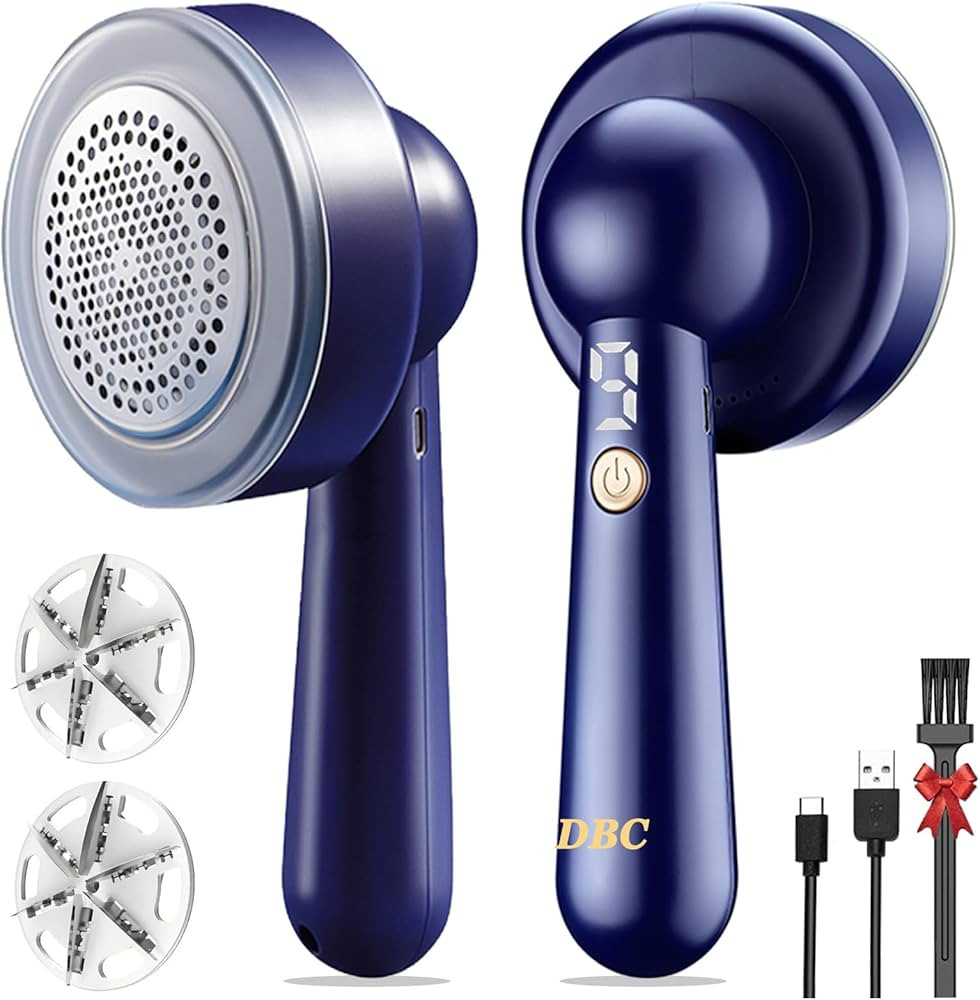 Fabric Shaver and Lint Remover, DBC Sweater Shaver with 3-Speeds and 6-Leaf Blades, 2hours runtim... | Amazon (US)