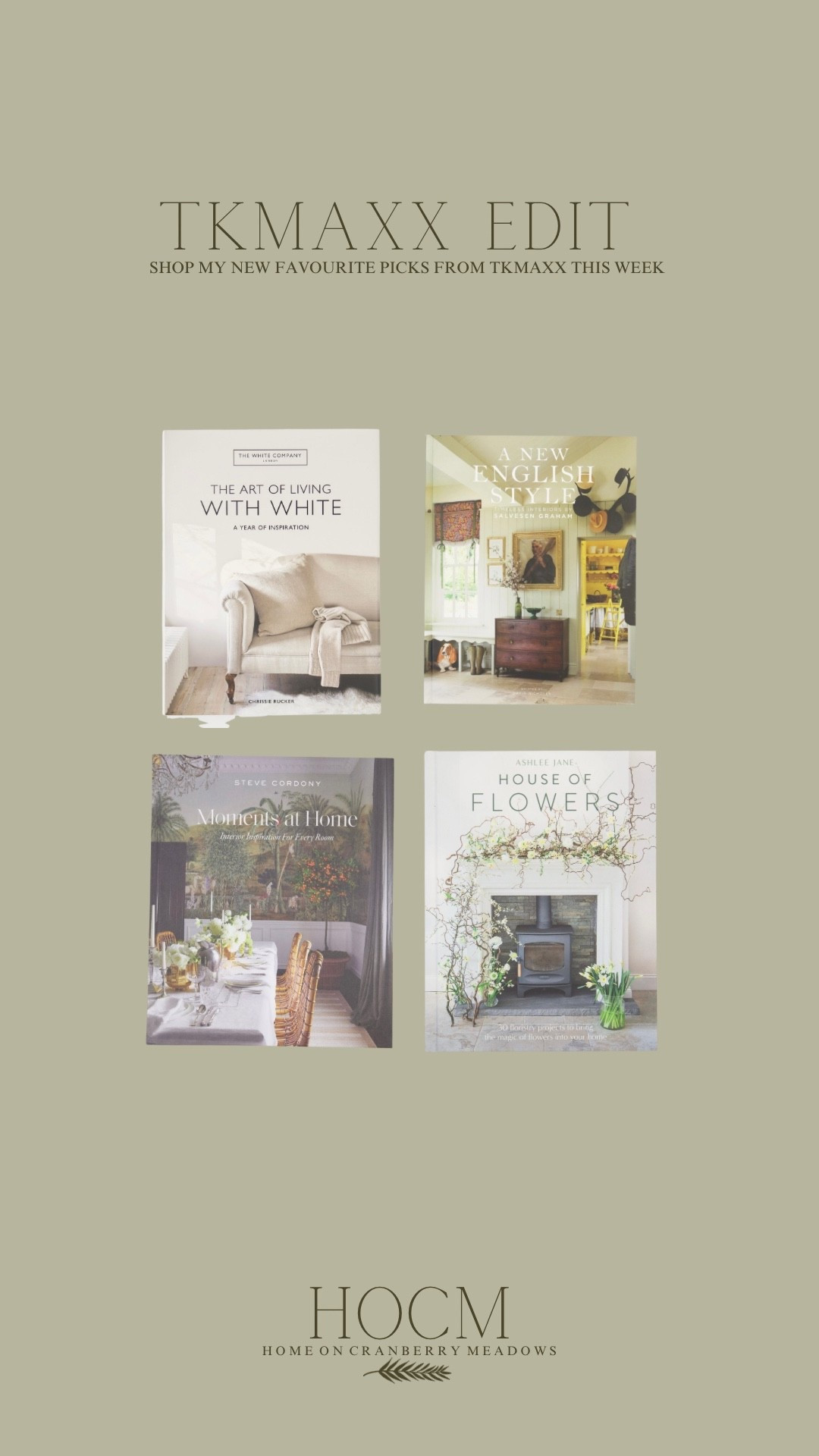 Some of my favourite interior books are currently on TKmaxx at a discounted price 

#LTKuk #LTKhome