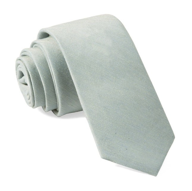 Bhldn Linen Row Morning Mist Tie | The Tie Bar