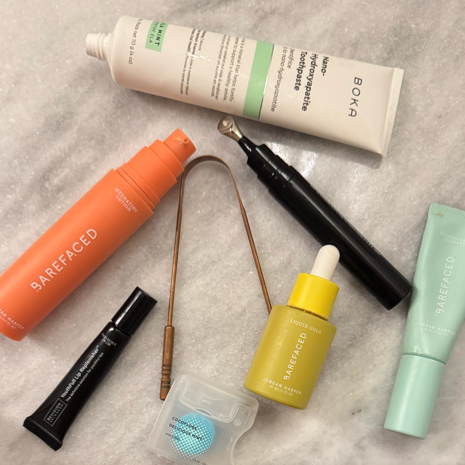 Nighttime essentials. Pro tip: put your lip product on before doing your skincare if you struggle with dry lips 