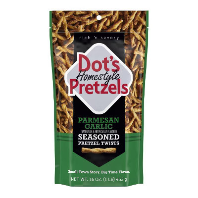 Dot's Homestyle Pretzels Parmesan Garlic Twists - 16oz | Target