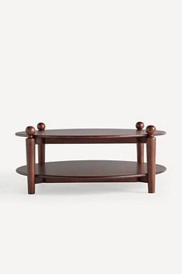 Roma Oak Round Coffee Table | Anthropologie (US)