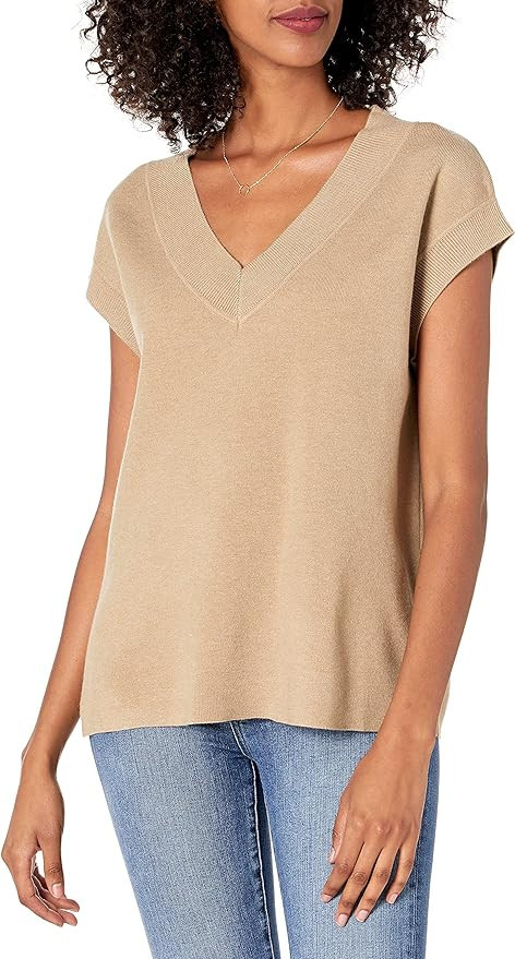 The Drop Women's Zhen V-Neck Sweater Vest | Amazon (US)