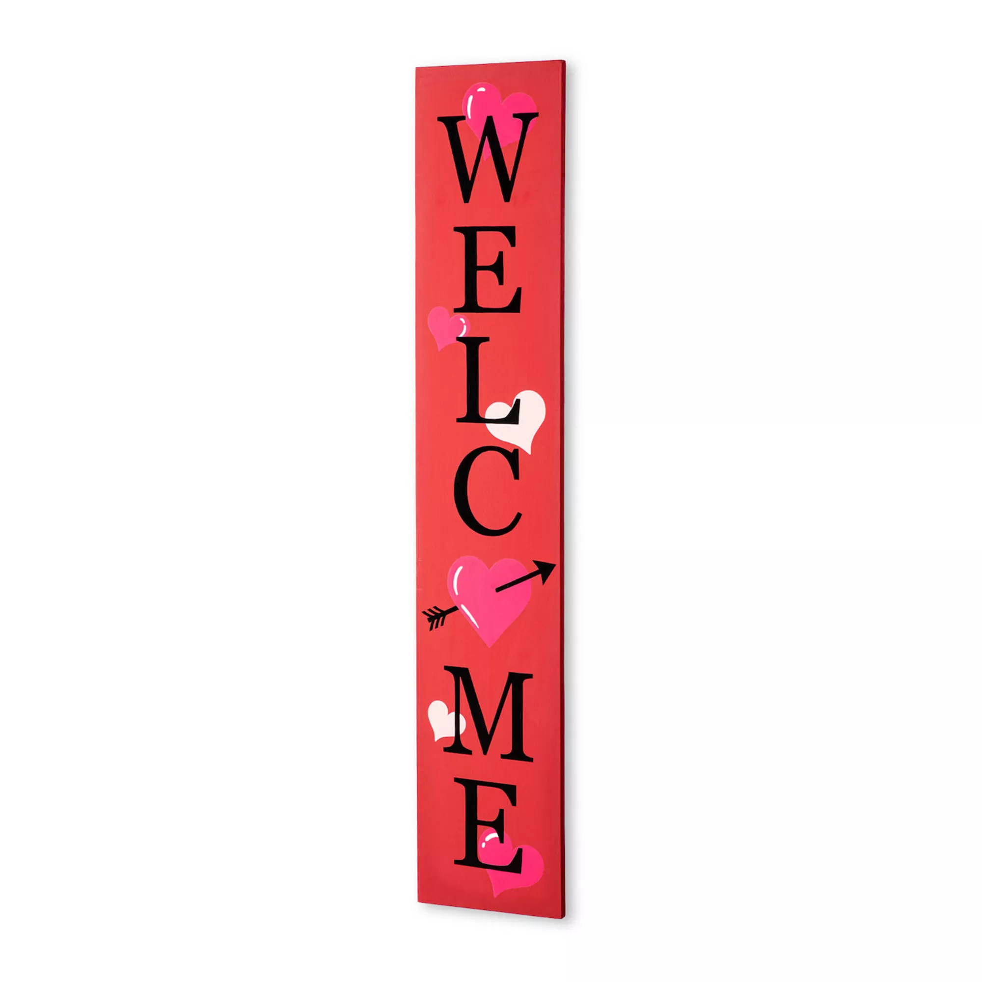 Glitzhome 36"H Valentine’s Delightful Wooden Welcome Porch Sign | Kohl's