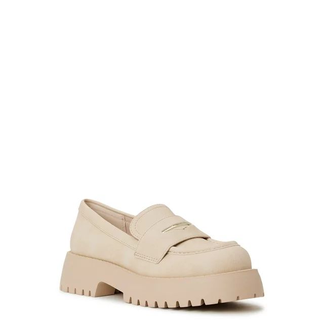 No Boundaries Women's Lug Loafer | Walmart (US)