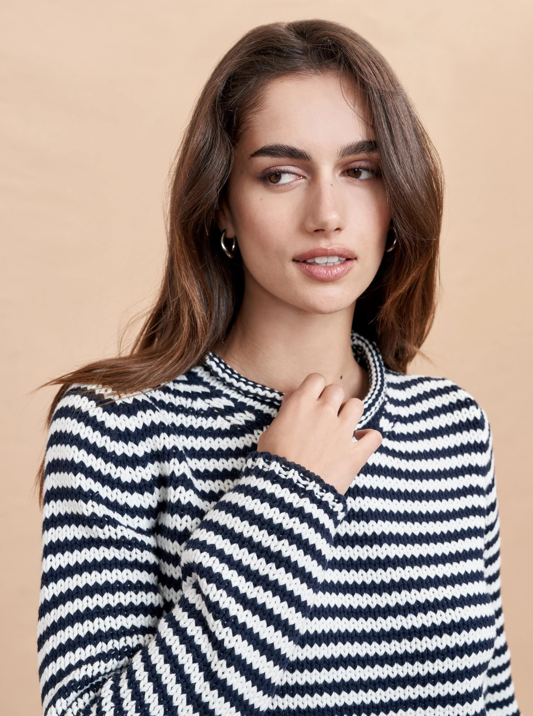 Mini Marina Fine Stripe Sweater | La Ligne