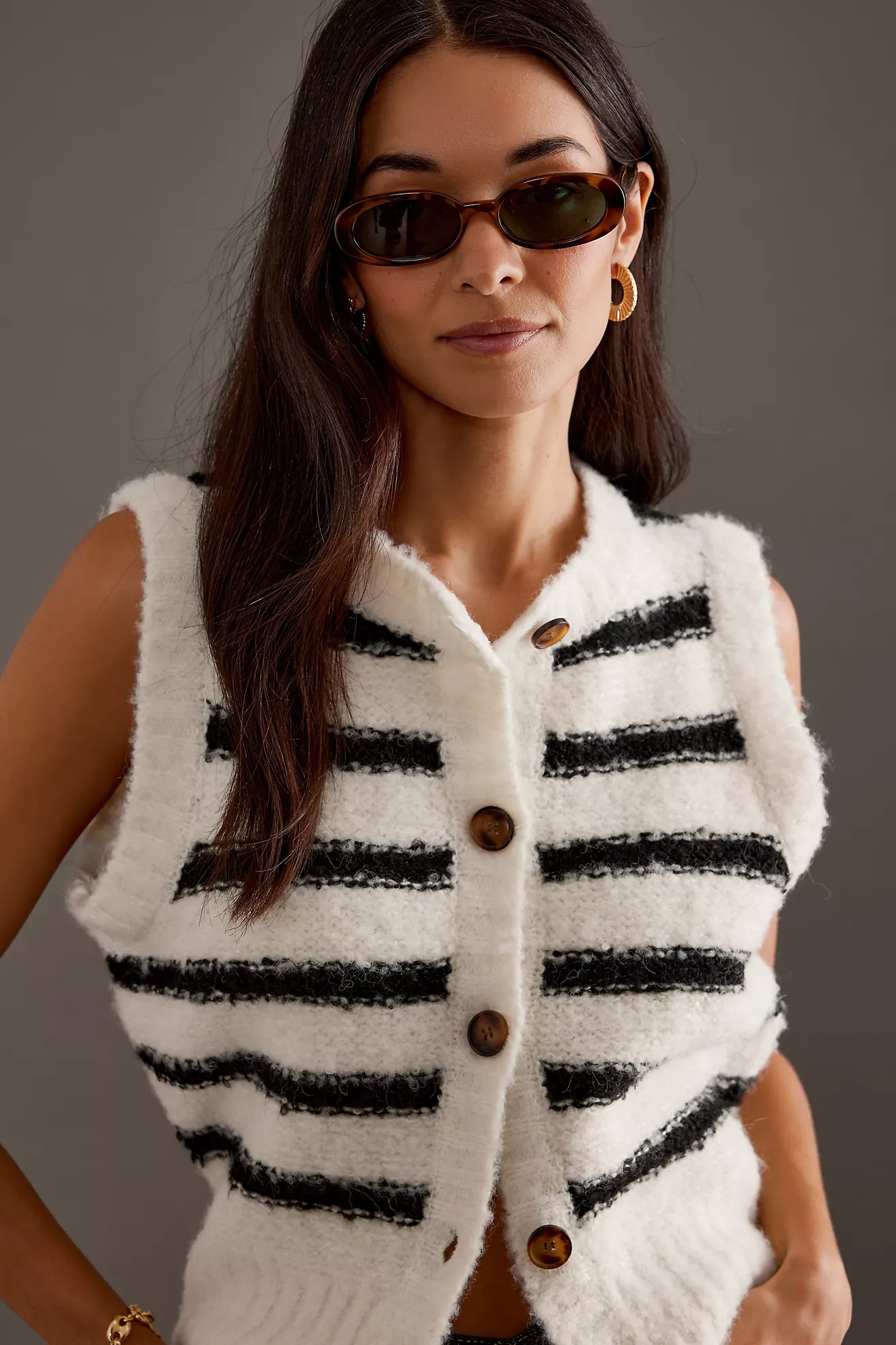 Le Specs Outta Love Oval Sunglasses | Anthropologie (UK)