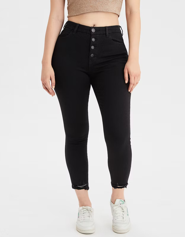 The Dream Jean Curvy High-Waisted Jegging Crop | American Eagle Outfitters (US & CA)