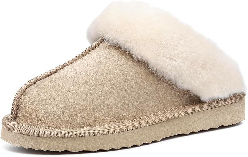 LazyStep Women's Madge Fuzzy Slippers with Comfort Memory Foam, Slip-on Warm Outdoor Indoor House... | Amazon (US)