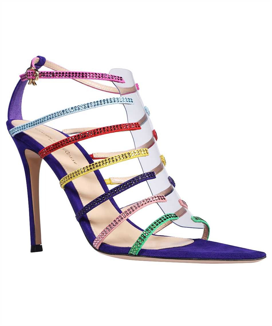 Gianvito Rossi Ladies Multicolored Mirage Strappy Crystal Sandals | Jomashop.com & JomaDeals.com