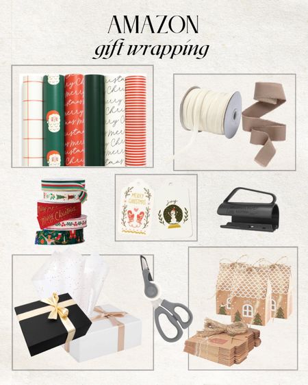 Amazon gift wrapping 

#LTKHoliday #LTKfindsunder50 #LTKSeasonal