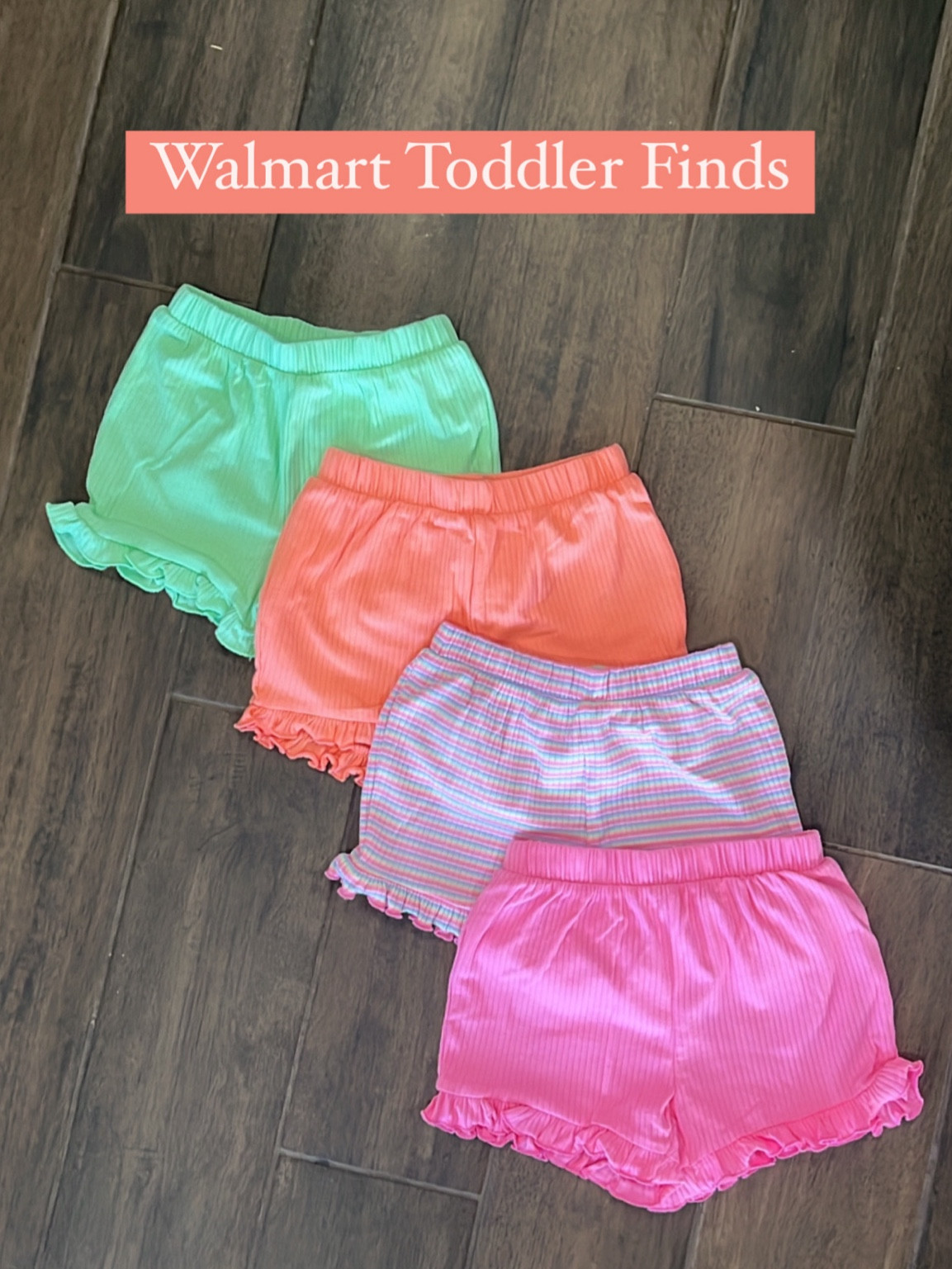 Walmart toddler girl shorts for summer #walmartkids #walmartfashion #affordablekidsclothes 

#LTKKids #LTKFindsUnder50