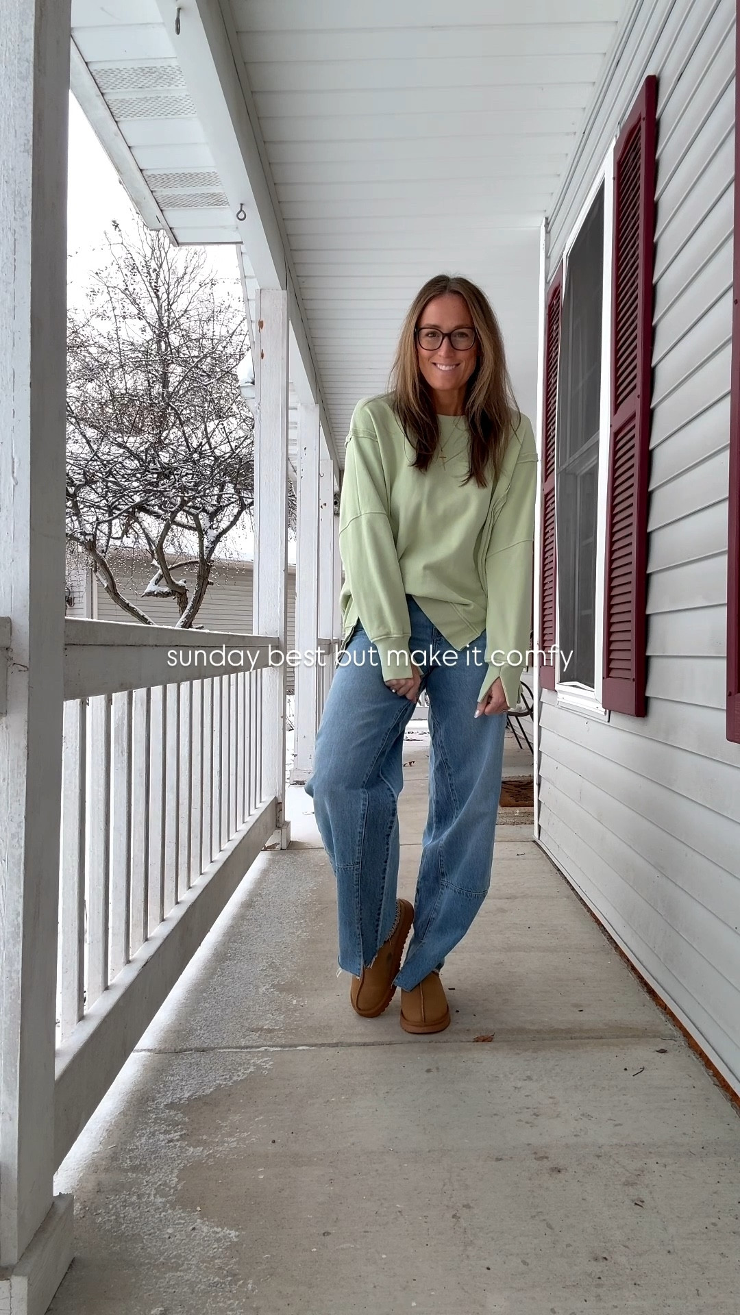 12/14/25 ✨ Sweatshirt is a large. Jeans are a 4 tall.

Everyday outfits. Easy outfits. Easy outfit ideas. Neutral basics. Fall outfits. Fall outfit idea. Casual outfits. Basic mom outfit. Casual outfit idea. Casual outfit. Everyday outfit. Mom outfit. Street style. Casual mom outfit. Amazon fashion. Sports mom outfits. Sports mom outfit idea.

#LTKOver40 #LTKFindsUnder100 #LTKootd